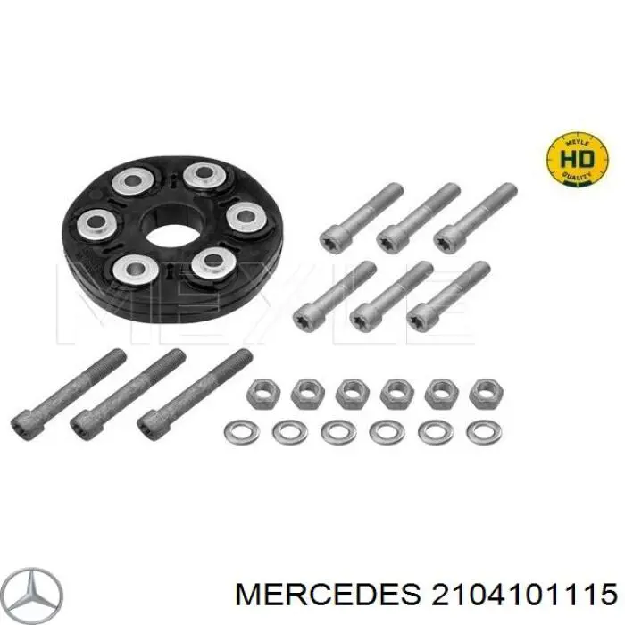 Acoplamiento elástico trasero del cardán Mercedes 2104101115 precio, desde 108,17 EUR