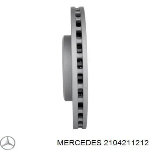 Disco de freno 2104211212 Mercedes