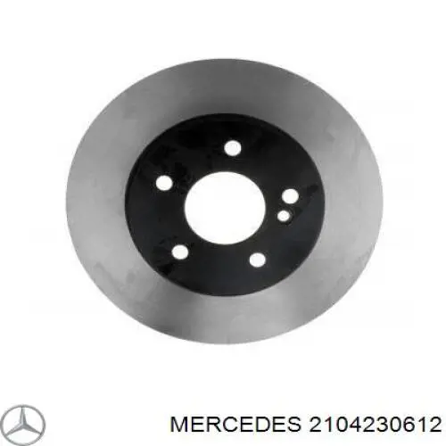 Disco de freno trasero 2104230612 Mercedes