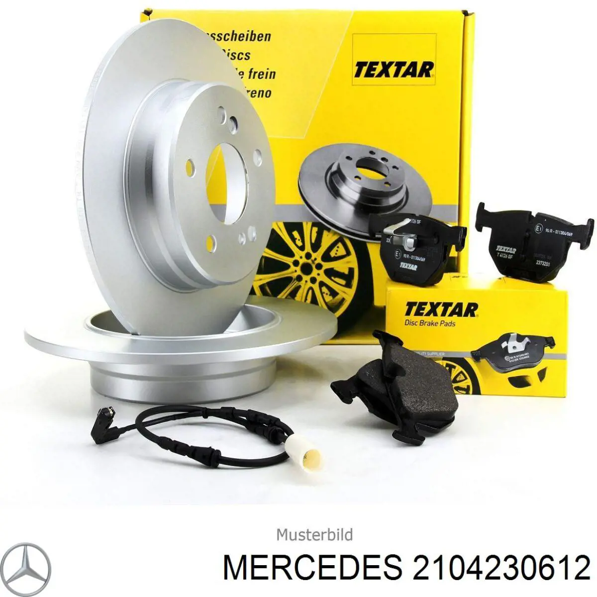 Disco de freno trasero Mercedes 2104230612 precio, desde 34,17 EUR