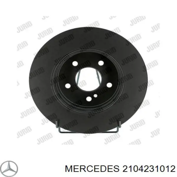 2104231012 Mercedes disco de freno trasero