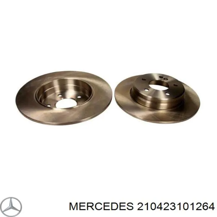 210423101264 Mercedes disco de freno trasero