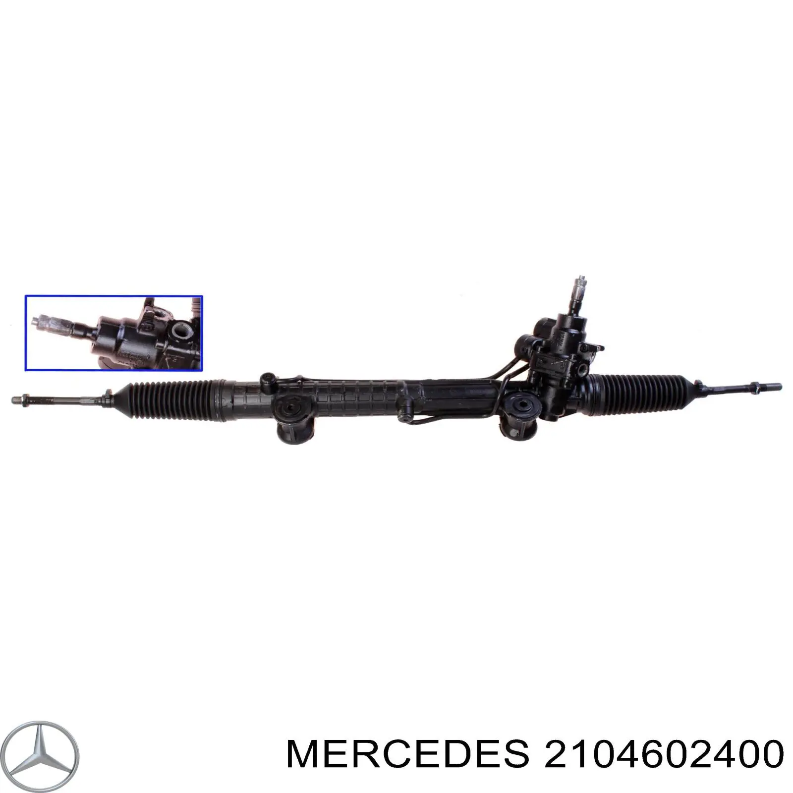 Caja de dirección para Mercedes E (S210)
