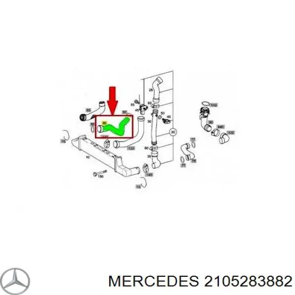 17300296 Profit Manguera del intercooler