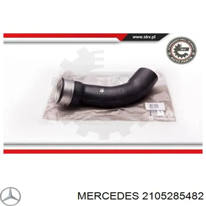 2105285482 Mercedes tubo flexible de aire de sobrealimentación superior izquierdo
