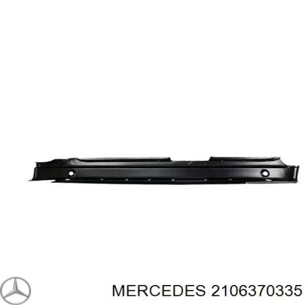 2106370335 Mercedes chapa de acceso izquierda