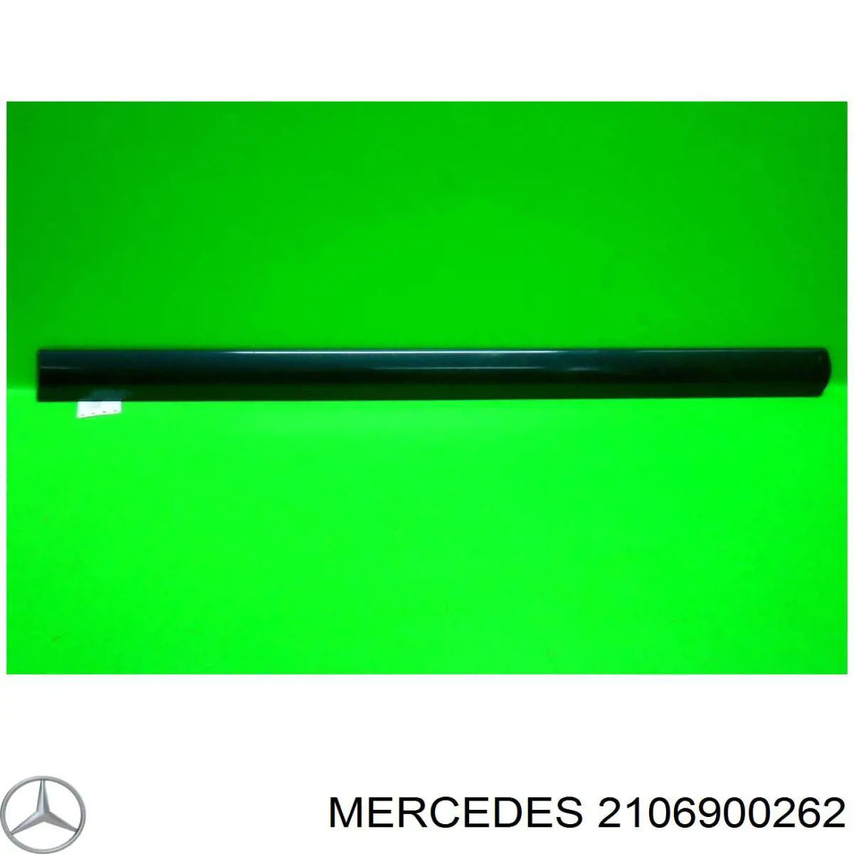 Listón embellecedor de puerta delantera derecha para Mercedes E (S210)