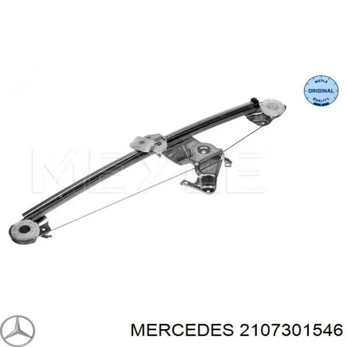 Comprar 2107301546 Mercedes Mecanismo de elevalunas de la puerta trasera izquierda