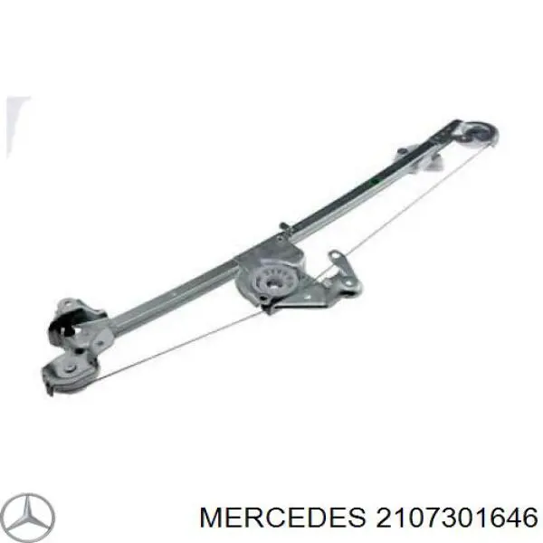 2107301646 Mercedes mecanismo de elevalunas, puerta trasera derecha