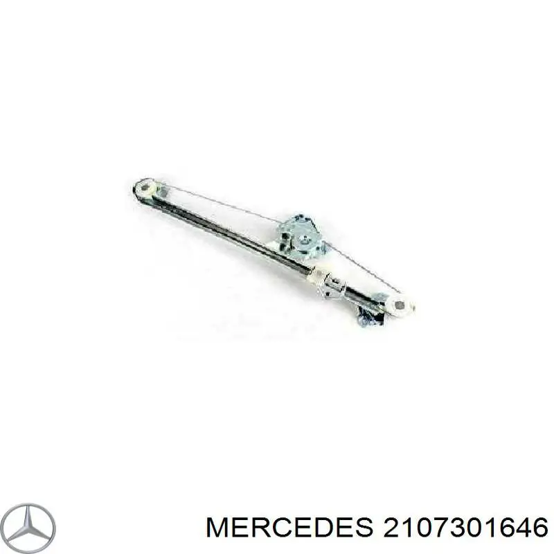 Mecanismo de elevalunas de la puerta trasera derecha 2107301646 Mercedes