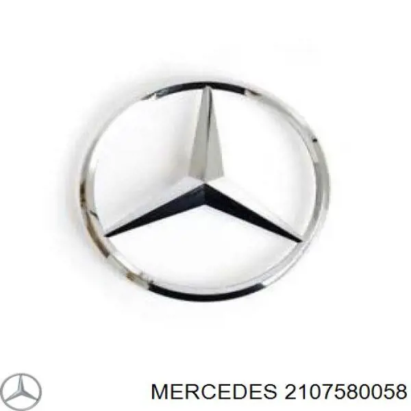 2107580058 Mercedes emblema de tapa de maletero