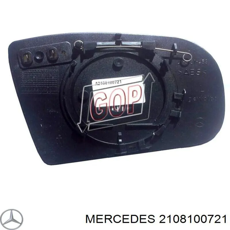 Comprar 2108100721 Mercedes Cristal de espejo retrovisor exterior izquierdo
