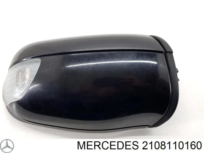 21081101600009 Mercedes cubierta de espejo retrovisor izquierdo
