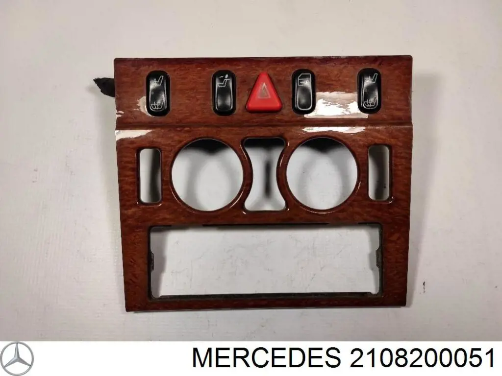 2108200051 Mercedes boton de encendido de calefaccion del asiento