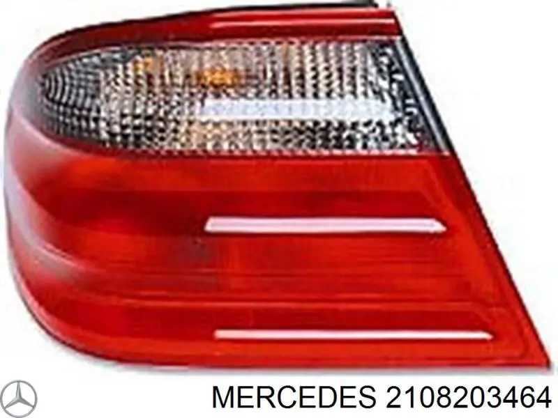 2108203464 Mercedes piloto posterior exterior derecho