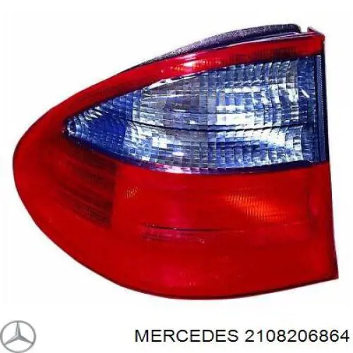 2108206864 Mercedes piloto posterior exterior derecho