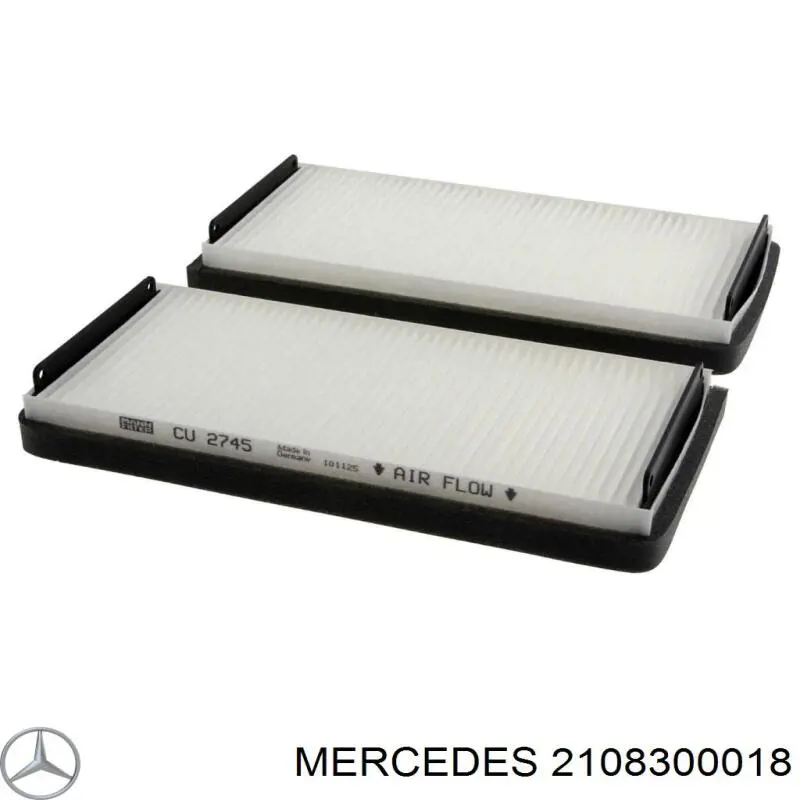 2108300018 Mercedes filtro habitáculo