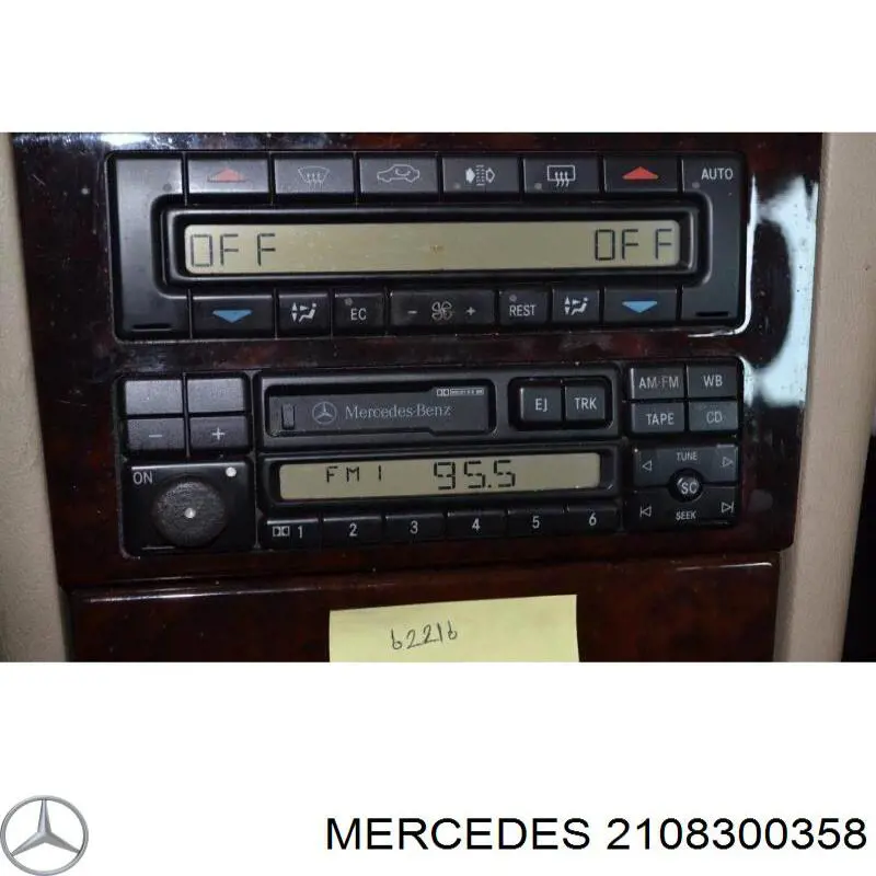 2108300358 Mercedes evaporador, aire acondicionado
