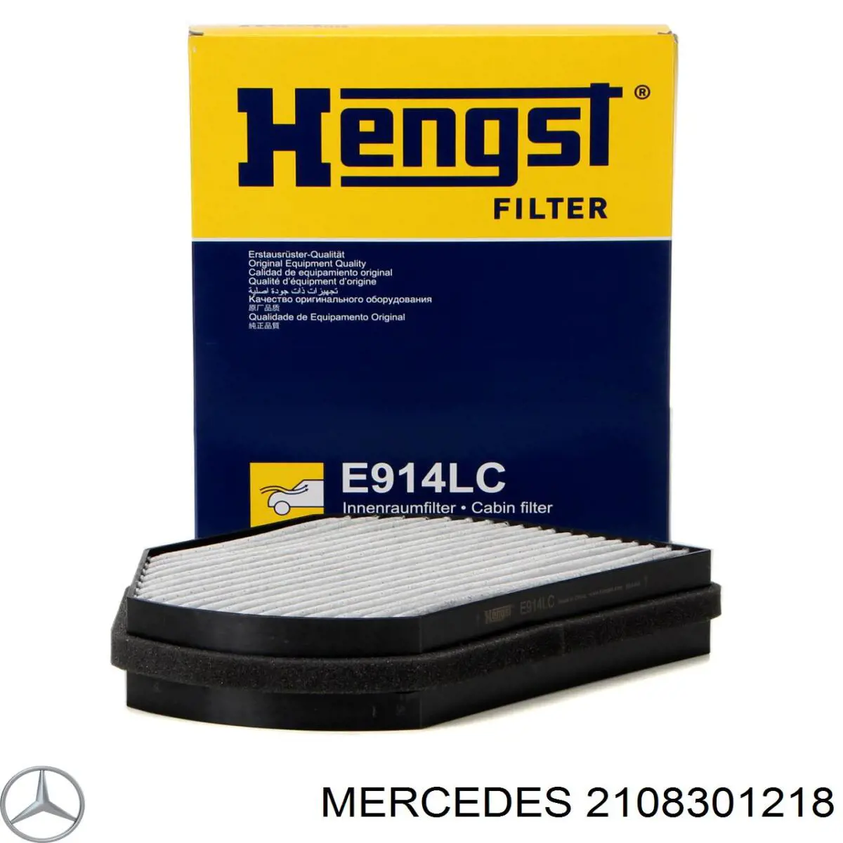 2108301218 Mercedes filtro habitáculo