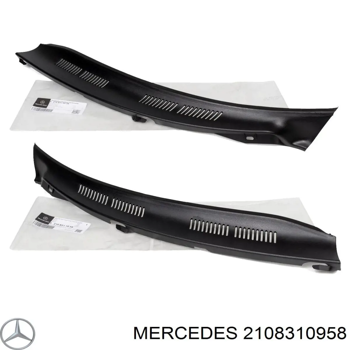 2108310958 Mercedes rejilla de desagüe del parabrisas izquierda/derecha