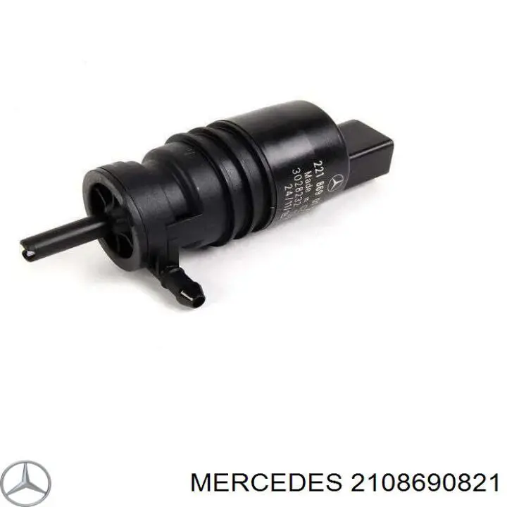 Comprar 2108690821 Mercedes Bomba de agua limpiaparabrisas, delantera