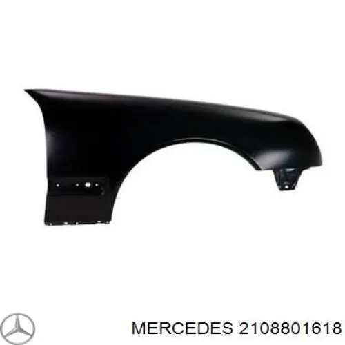2108801618 Mercedes guardabarros delantero derecho