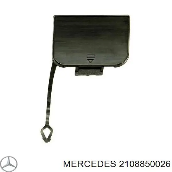 2108850026 Mercedes cobertura de parachoques, enganche de remolque, delantera