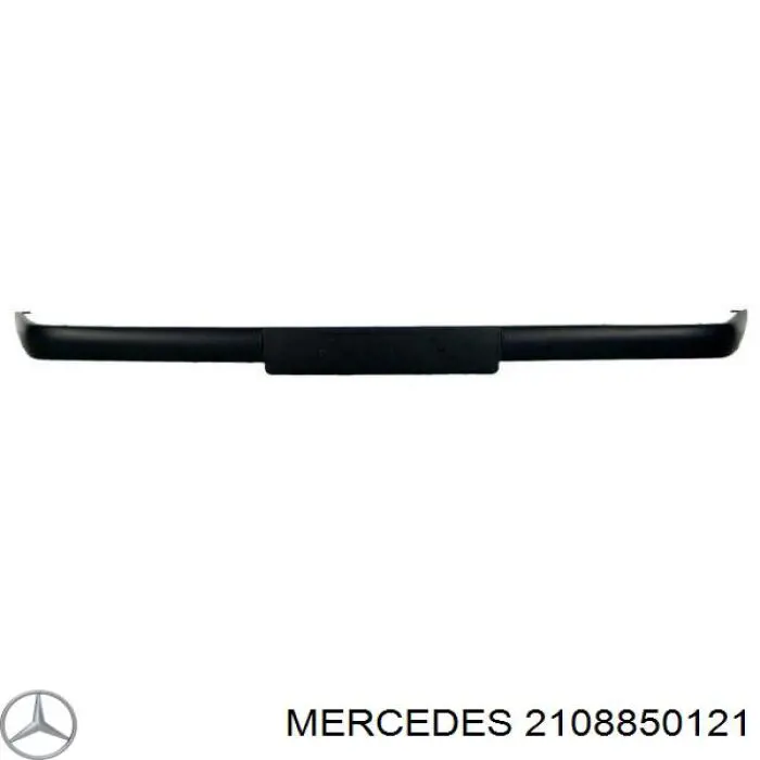 2108850121 Mercedes listón embellecedor/protector, parachoques delantero central