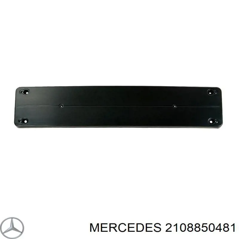 2108850481 Mercedes soporte de matricula delantera