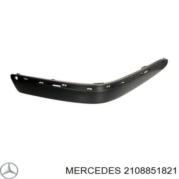 A21088518219999 Mercedes listón embellecedor/protector, parachoques delantero derecho