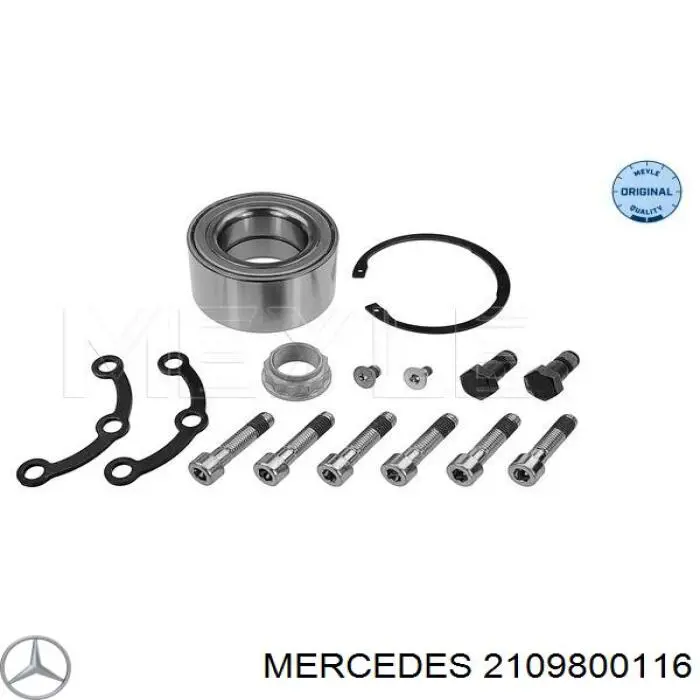 2109800116 Mercedes cojinete de rueda trasero