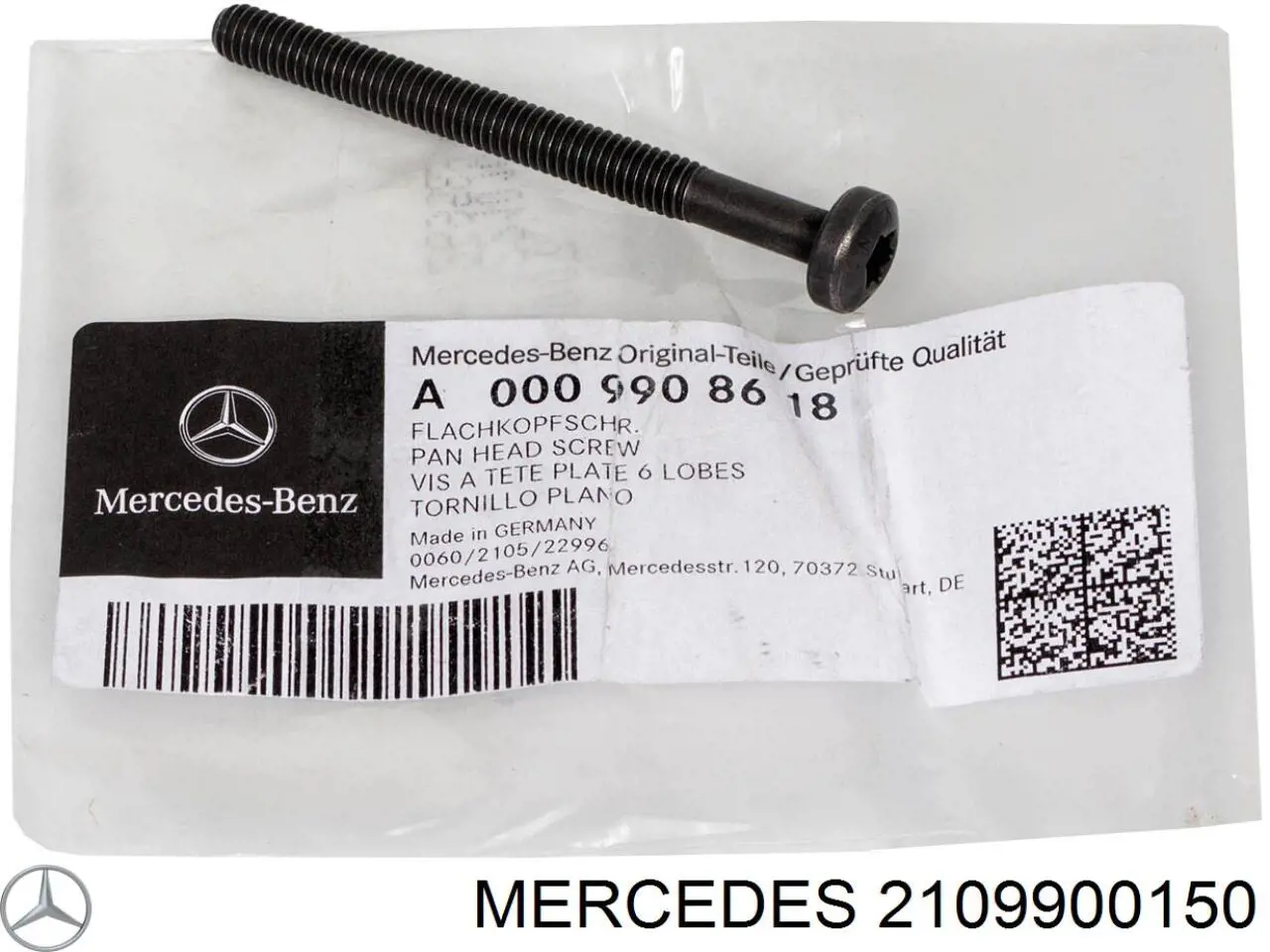 2109900150 Mercedes Tuerca del colector de escape