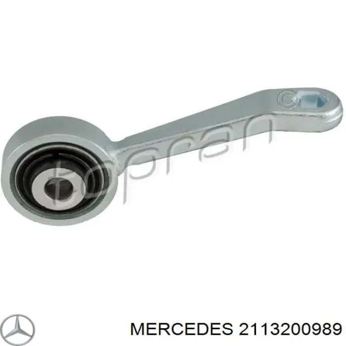 2113200989 Mercedes barra estabilizadora delantera izquierda