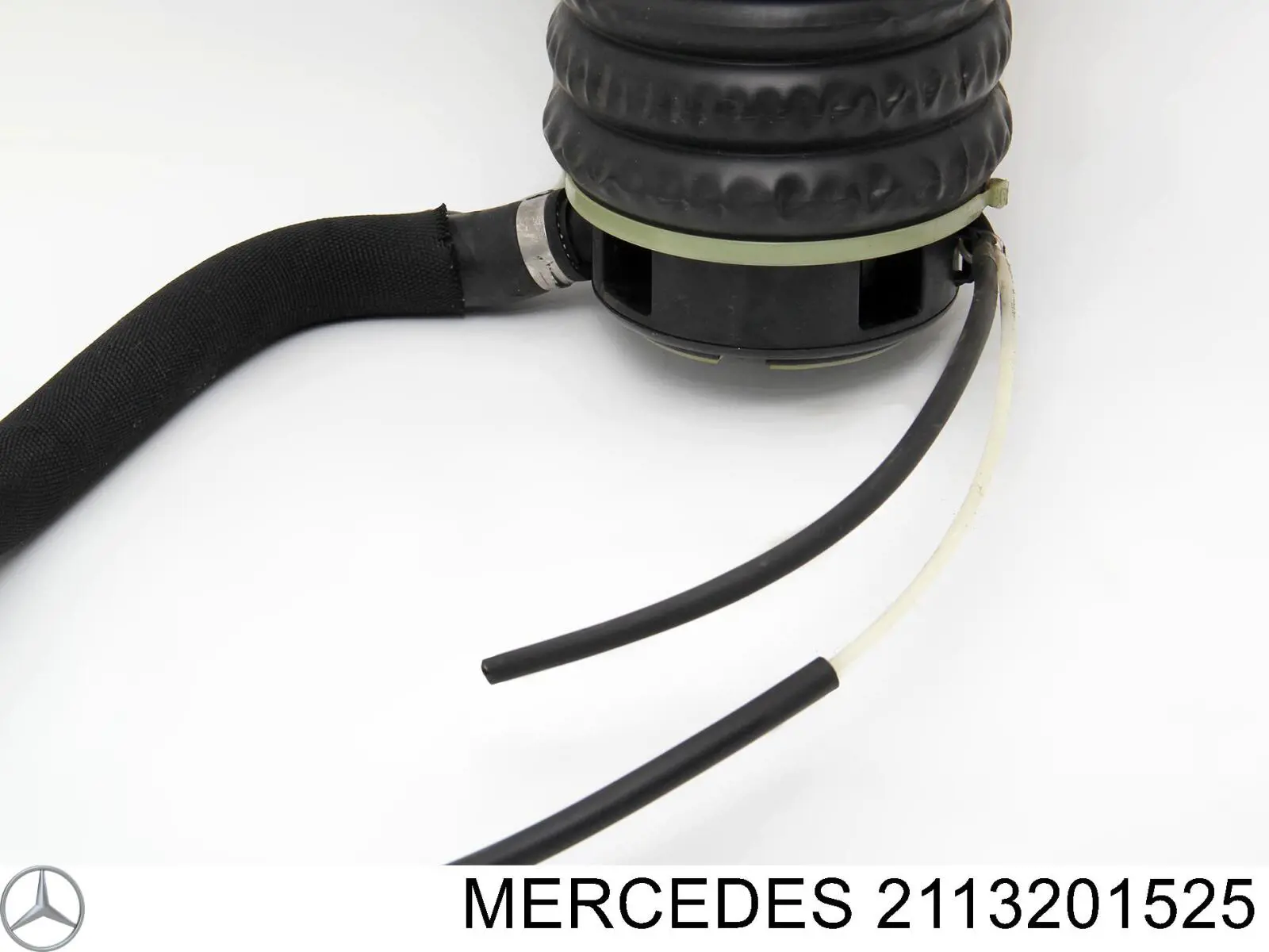 2113201525 Mercedes muelle neumático, suspensión, eje trasero