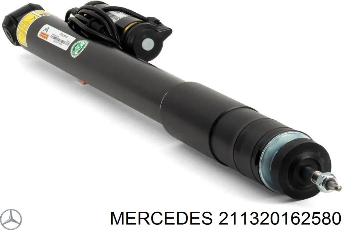 211320162580 Mercedes muelle neumático, suspensión, eje trasero