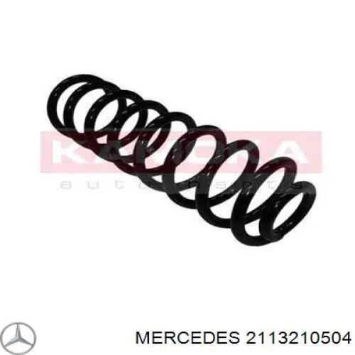 2113210504 Mercedes muelle de suspensión eje delantero