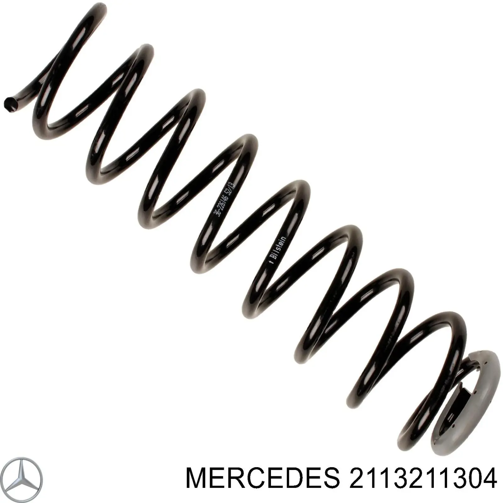 2113211304 Mercedes muelle de suspensión eje delantero