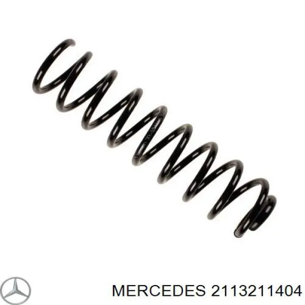 2113211404 Mercedes muelle de suspensión eje delantero