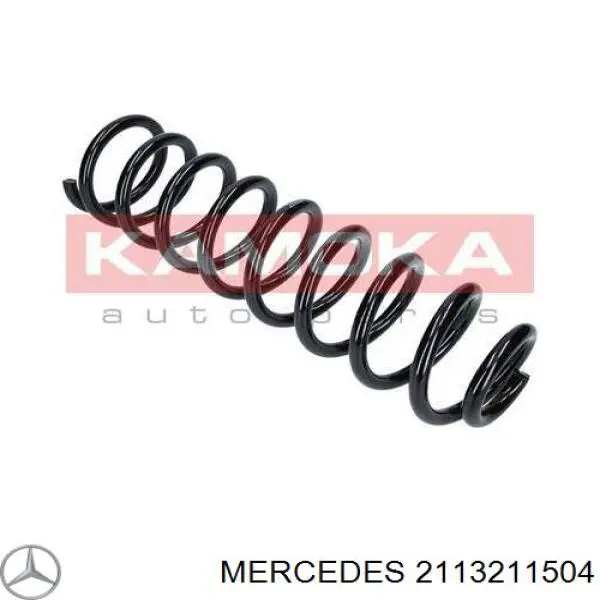 2113211504 Mercedes muelle de suspensión eje delantero