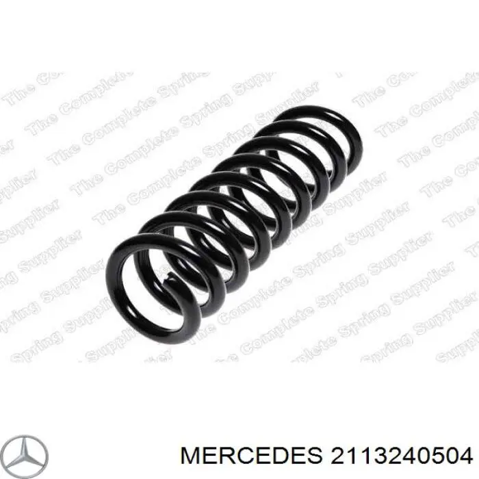 2113240504 Mercedes muelle de suspensión eje trasero