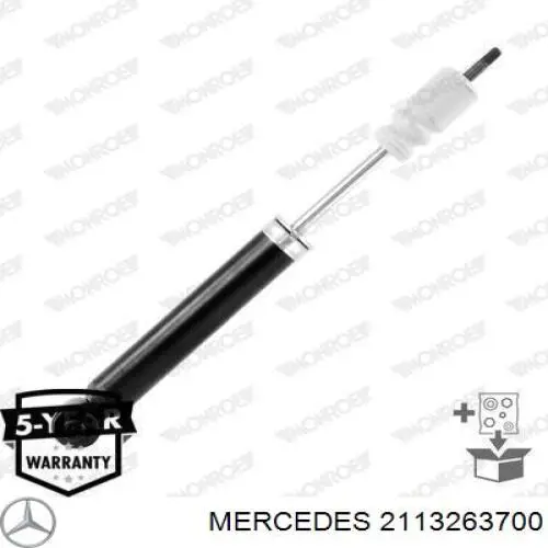 2113263700 Mercedes amortiguador trasero