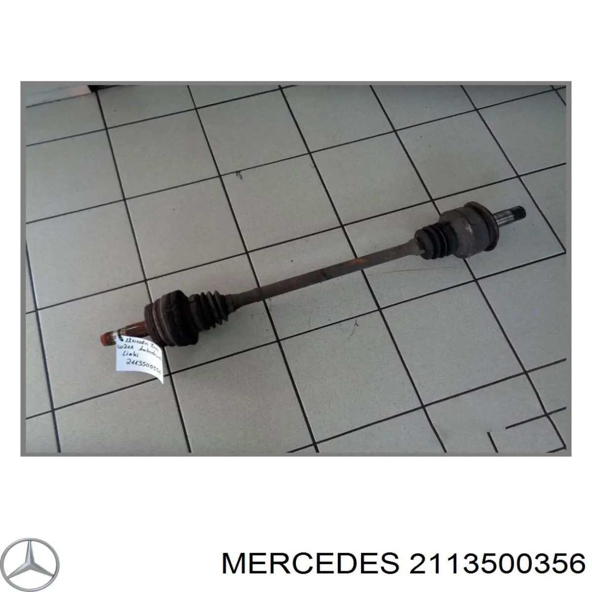 2113500356 Mercedes árbol de transmisión trasero izquierdo