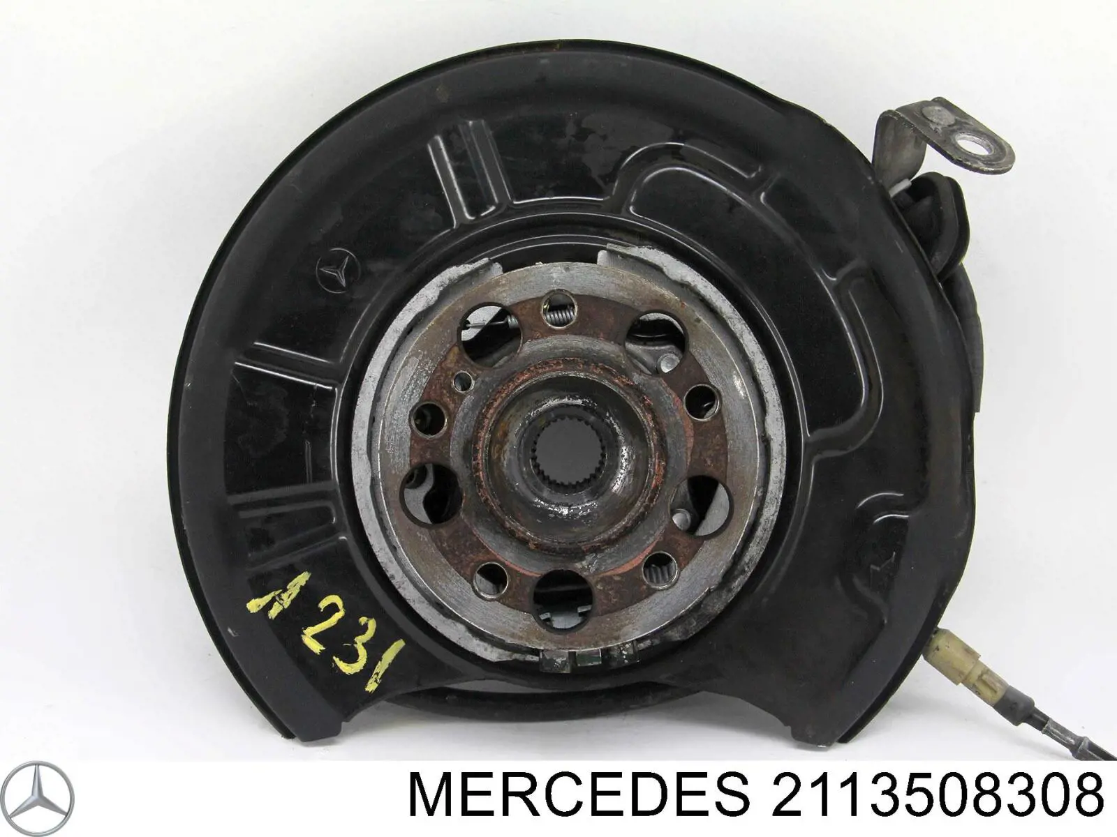 Muñón de eje, cuerpo del eje, trasero izquierdo para Mercedes CLS (C219)