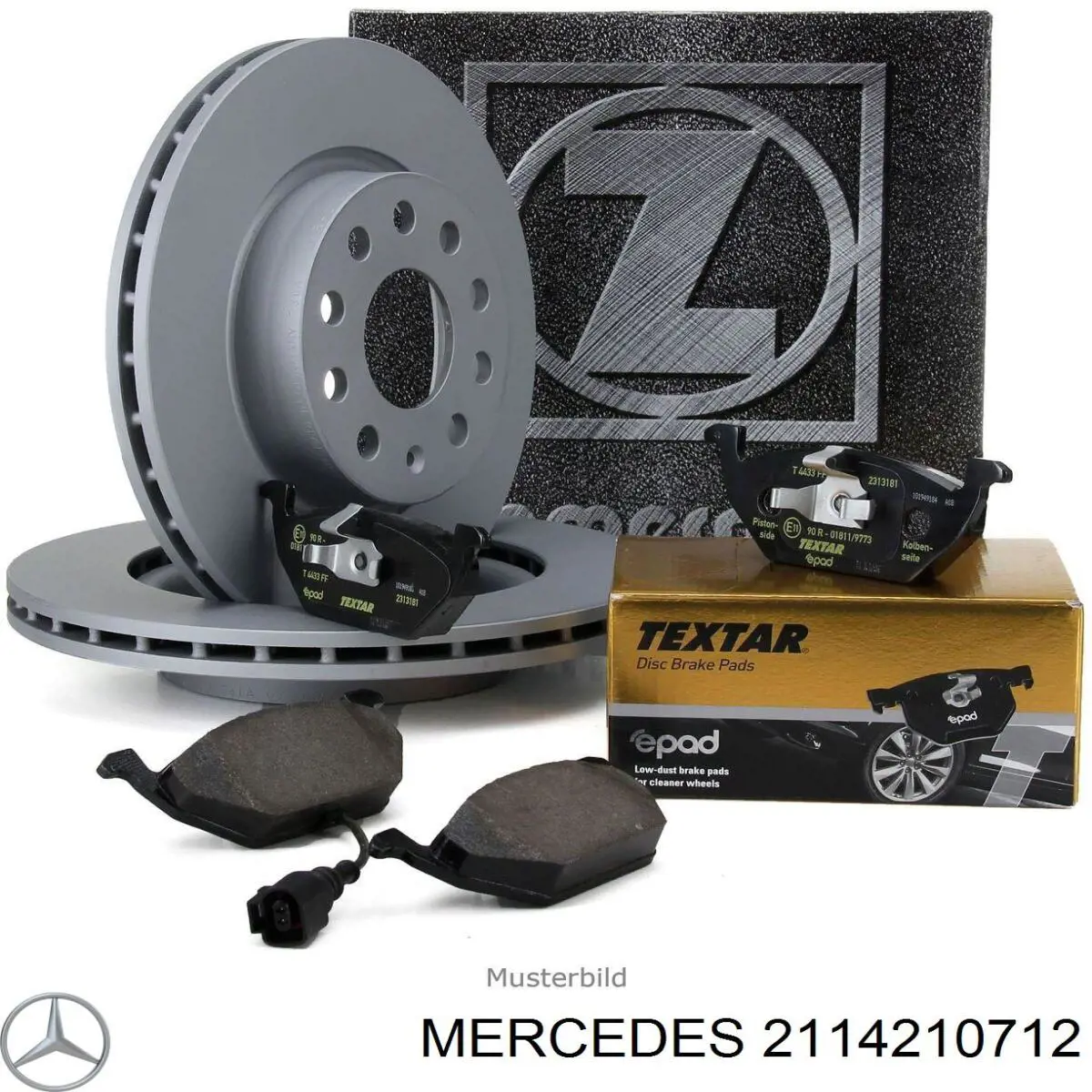Comprar 2114210712 Mercedes Freno de disco delantero