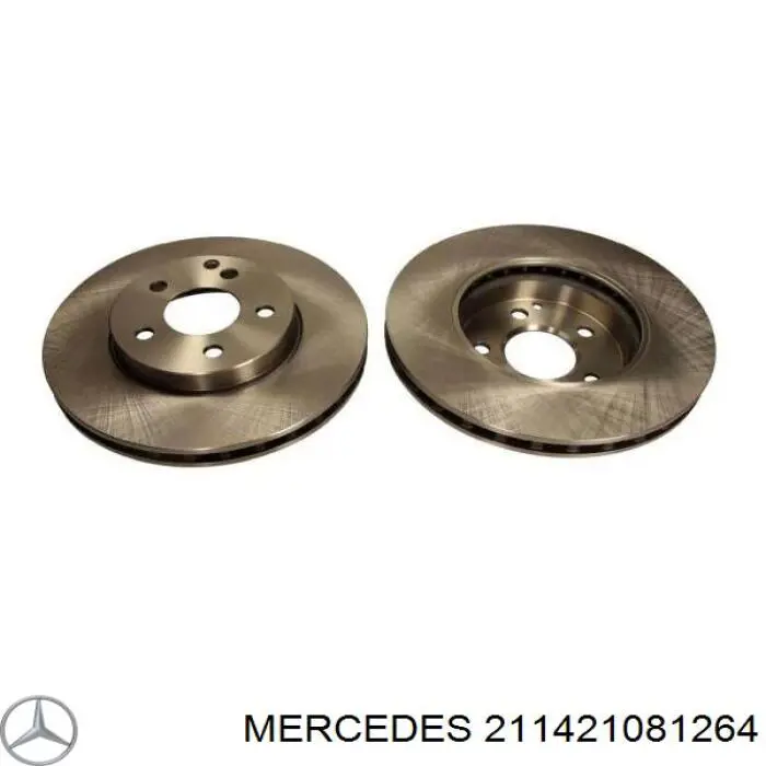 211421081264 Mercedes freno de disco delantero