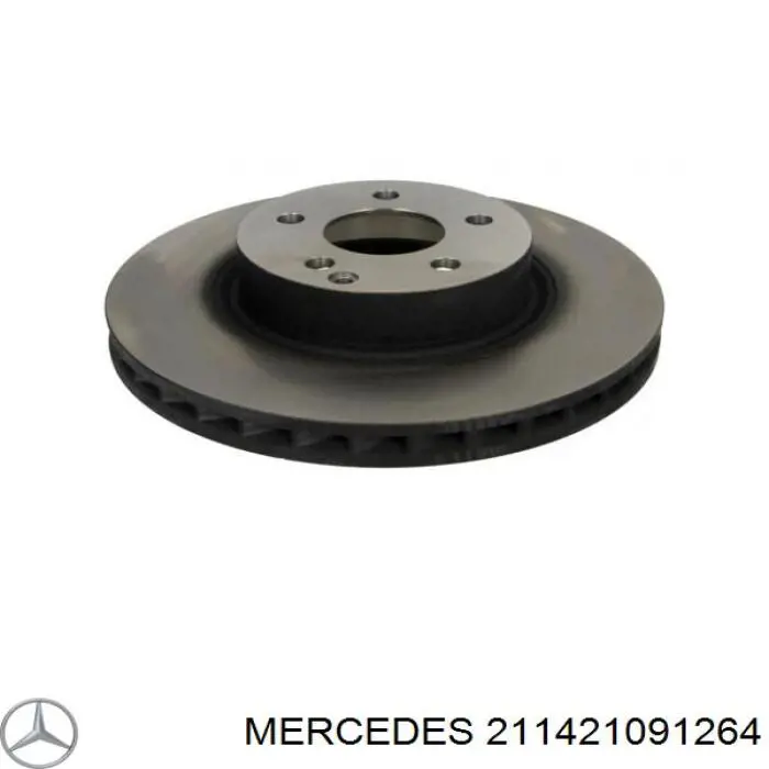 211421091264 Mercedes disco de freno delantero