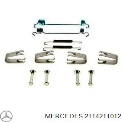 2114211012 Mercedes disco de freno delantero