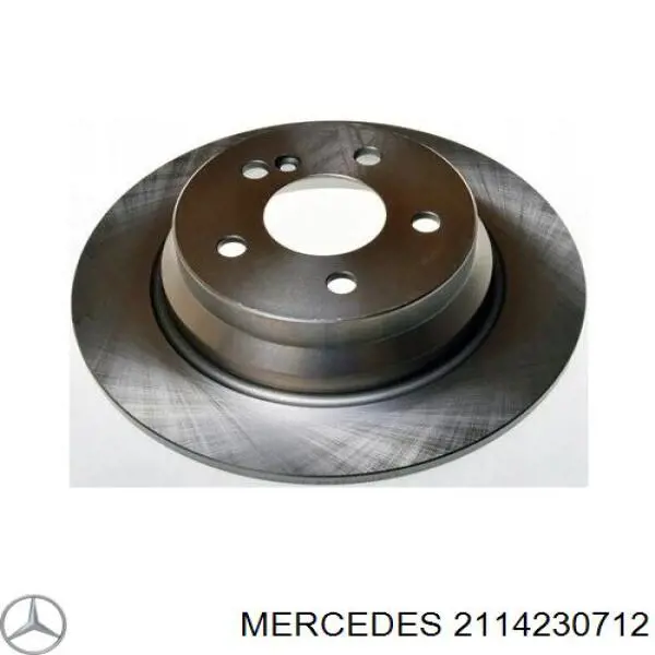 2114230712 Mercedes disco de freno trasero