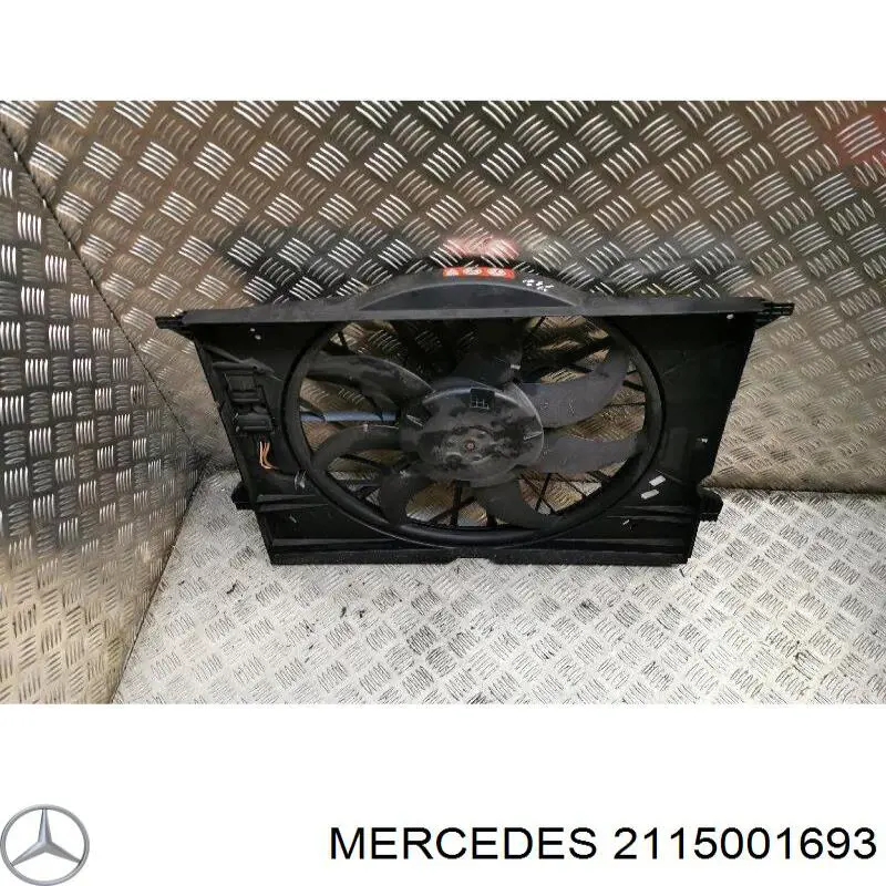 Comprar 2115001693 Mercedes Ventilador de refrigeración completo derecho (motor y hélice)