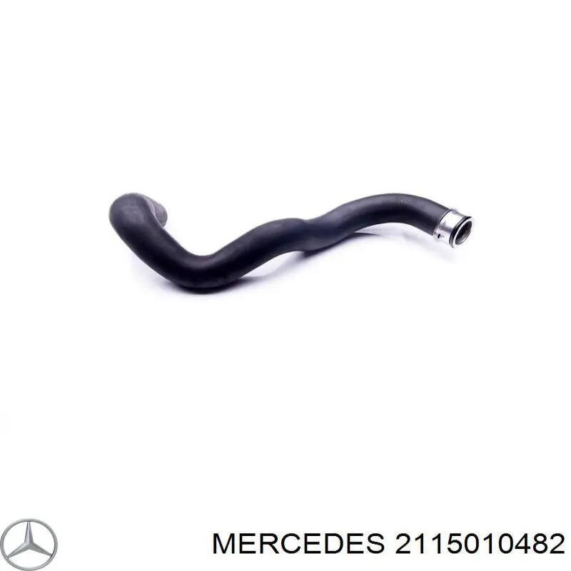 2115010482 Mercedes manguera refrigerante para radiador inferiora